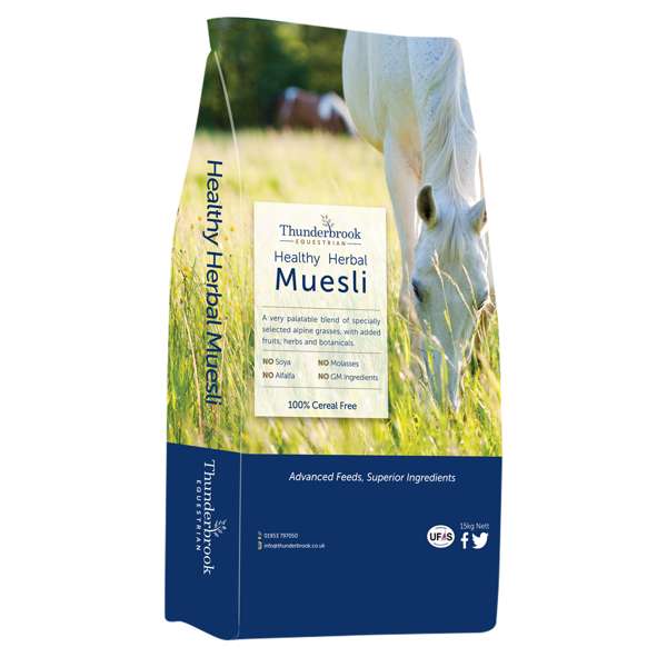 Thunderbrook Equestrian Healthy Herbal Muesli 15kg - Free P & P