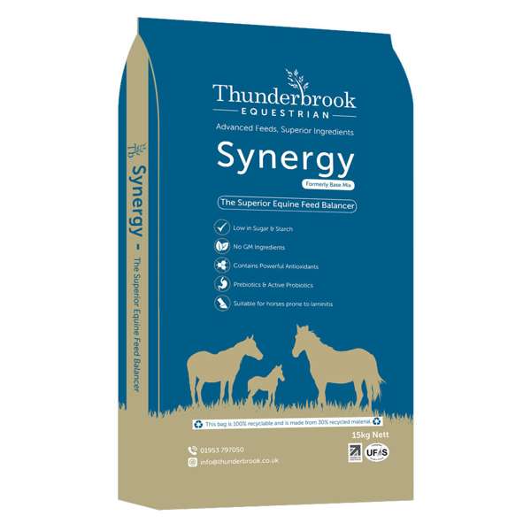 Thunderbrook Equestrian Synergy Base Mix 15kg - Free P&P