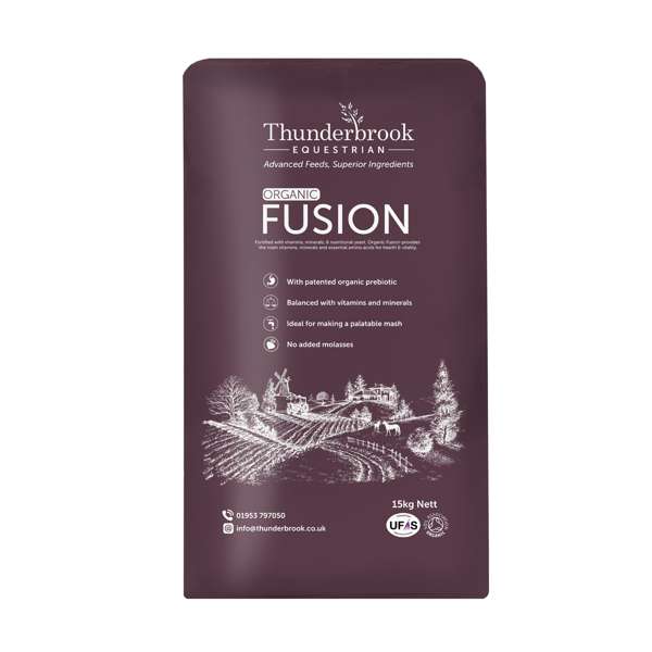 Thunderbrook Equestrian Organic Fusion 15kg - Free P&P